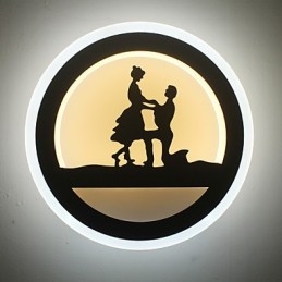 Nočná dekoračná lampa Spálňa Kreatívna obývačka Svetlá lampa do chodby Moderná minimalistická nástenná lampa