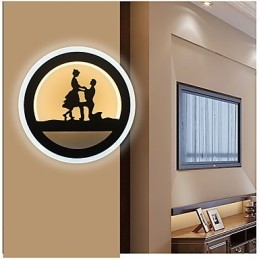 Nočná dekoračná lampa Spálňa Kreatívna obývačka Svetlá lampa do chodby Moderná minimalistická nástenná lampa
