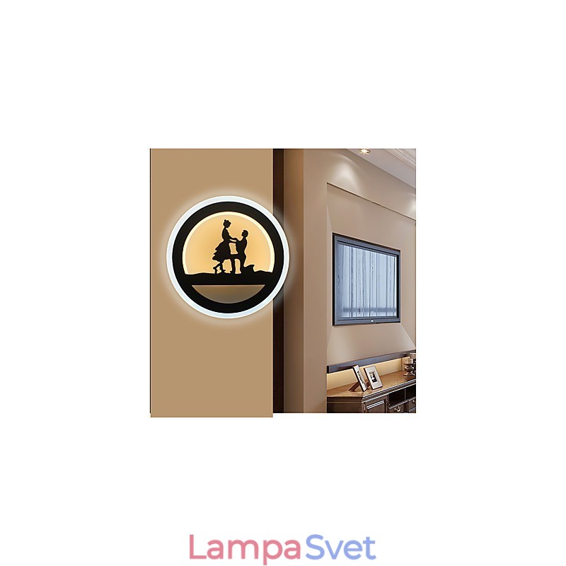 Nočná dekoračná lampa Spálňa Kreatívna obývačka Svetlá lampa do chodby Moderná minimalistická nástenná lampa