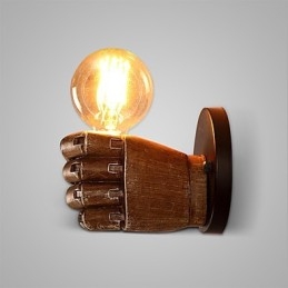 Podkrovné priemyselné kaviarenské nástenné svietidlo Živicové nástenné svietidlo Lodge Antique Vintage Retro Maľba Funkcia pre mini štýl Ambientné svetlo Nástenné nástenné svietidlo