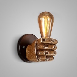 Podkrovné priemyselné kaviarenské nástenné svietidlo Živicové nástenné svietidlo Lodge Antique Vintage Retro Maľba Funkcia pre mini štýl Ambientné svetlo Nástenné nástenné svietidlo