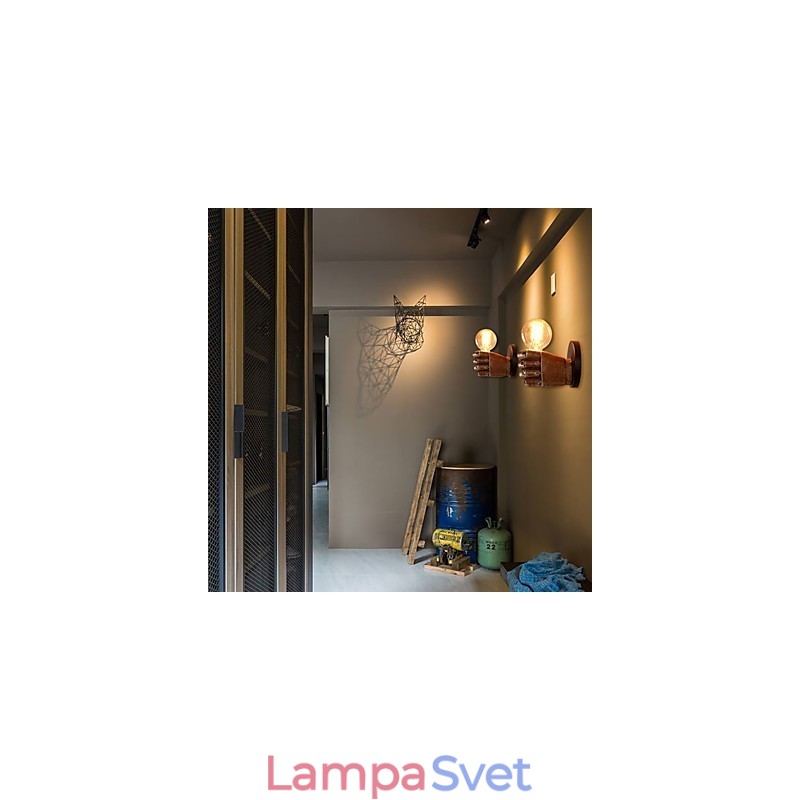 Podkrovné priemyselné kaviarenské nástenné svietidlo Živicové nástenné svietidlo Lodge Antique Vintage Retro Maľba Funkcia pre mini štýl Ambientné svetlo Nástenné nástenné svietidlo