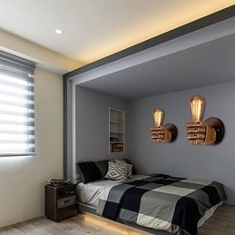 Podkrovné priemyselné kaviarenské nástenné svietidlo Živicové nástenné svietidlo Lodge Antique Vintage Retro Maľba Funkcia pre mini štýl Ambientné svetlo Nástenné nástenné svietidlo