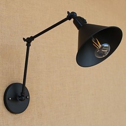 Funkcia vidieckeho retro maľby pre miniatúrne svietidlá s hojdacím ramenom na ochranu očí