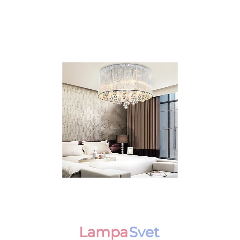 Stropné svietidlo Moderné Crystal 4 svietidlá