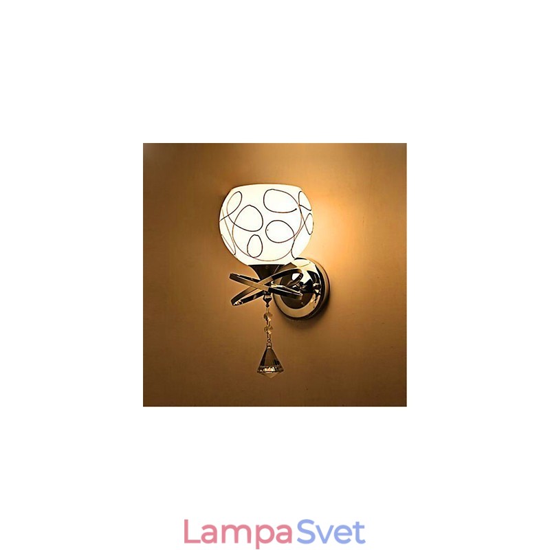 Hotelová nočná lampa Moderná minimalistická sklenená nástenná lampa