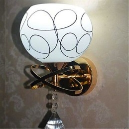 Hotelová nočná lampa Moderná minimalistická sklenená nástenná lampa