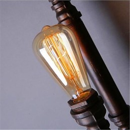 American Retro Loft Priemyselné schody do vodnej uličky Kreatívna osobnosť Reštaurácia Bar Jednohlavá železná nástenná lampa