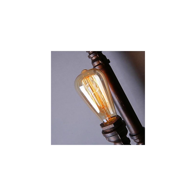 American Retro Loft Priemyselné schody do vodnej uličky Kreatívna osobnosť Reštaurácia Bar Jednohlavá železná nástenná lampa