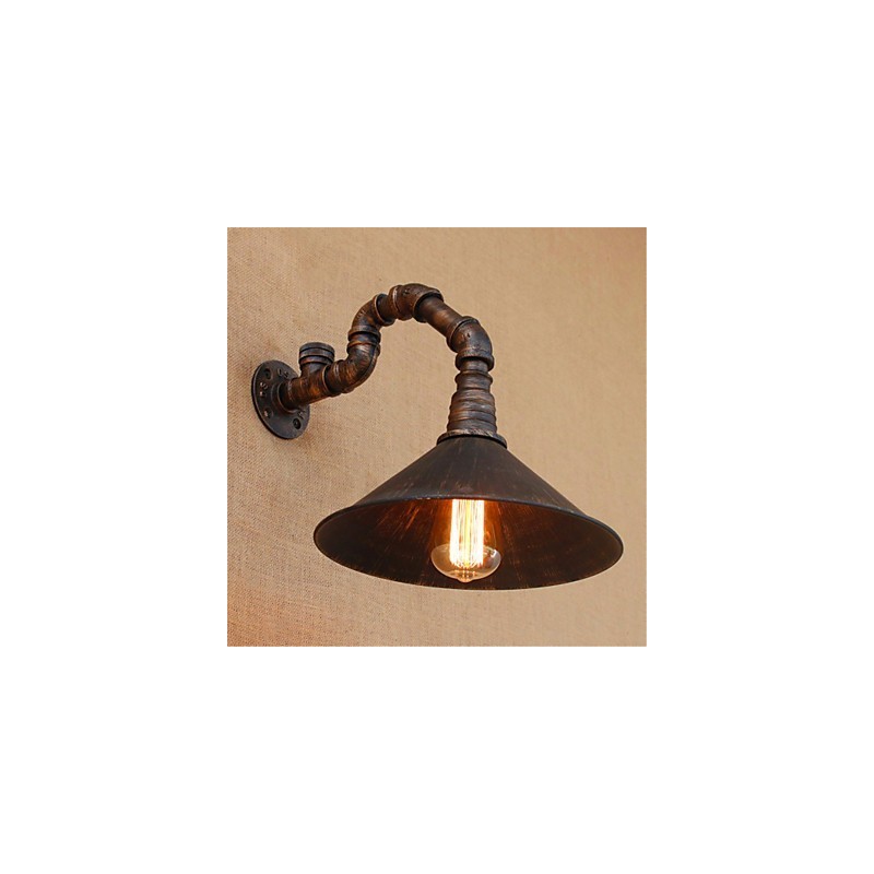 Rustic Lodge Country Black Oxide Povrchová úprava pre nástenné svietidlá s okolitým svetlom