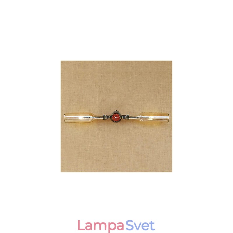 Retro American Village Kreatívny priemysel Wind Designer Nástenná lampa na fľašu s vodou Nástenné svetlo Jantárové
