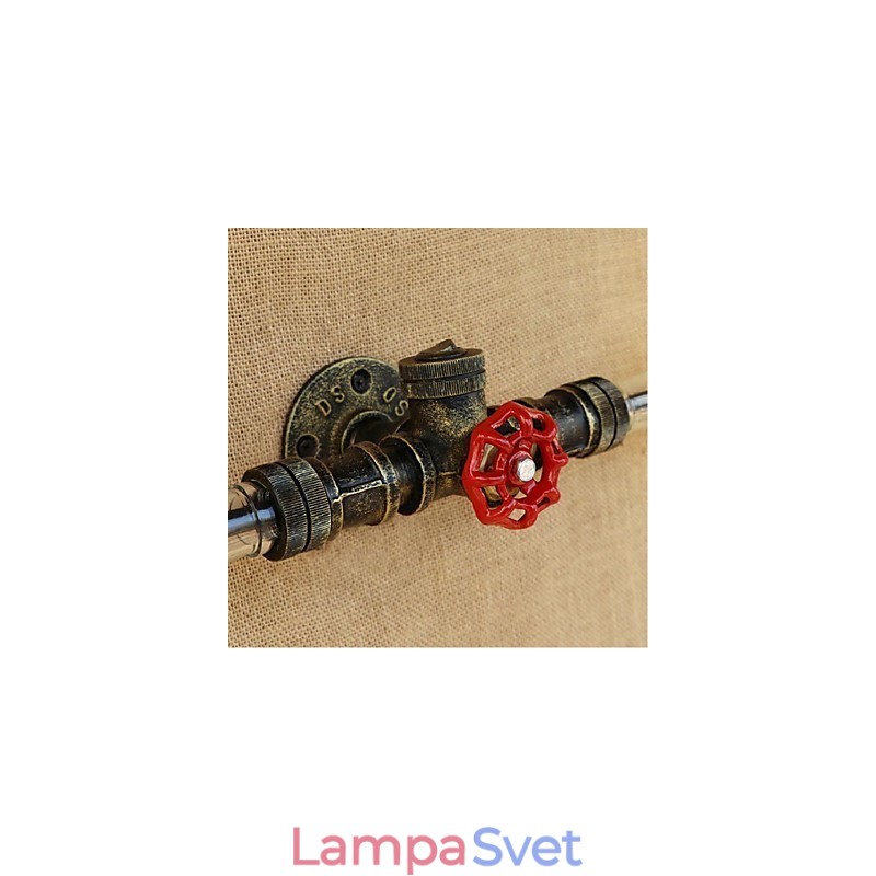 Retro American Village Kreatívny priemysel Wind Designer Nástenná lampa na fľašu s vodou Nástenné svetlo Jantárové