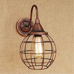 Simple And Retro Creative Personality Rust Color Americká nástenná lampa Wall Sconces Wall Light