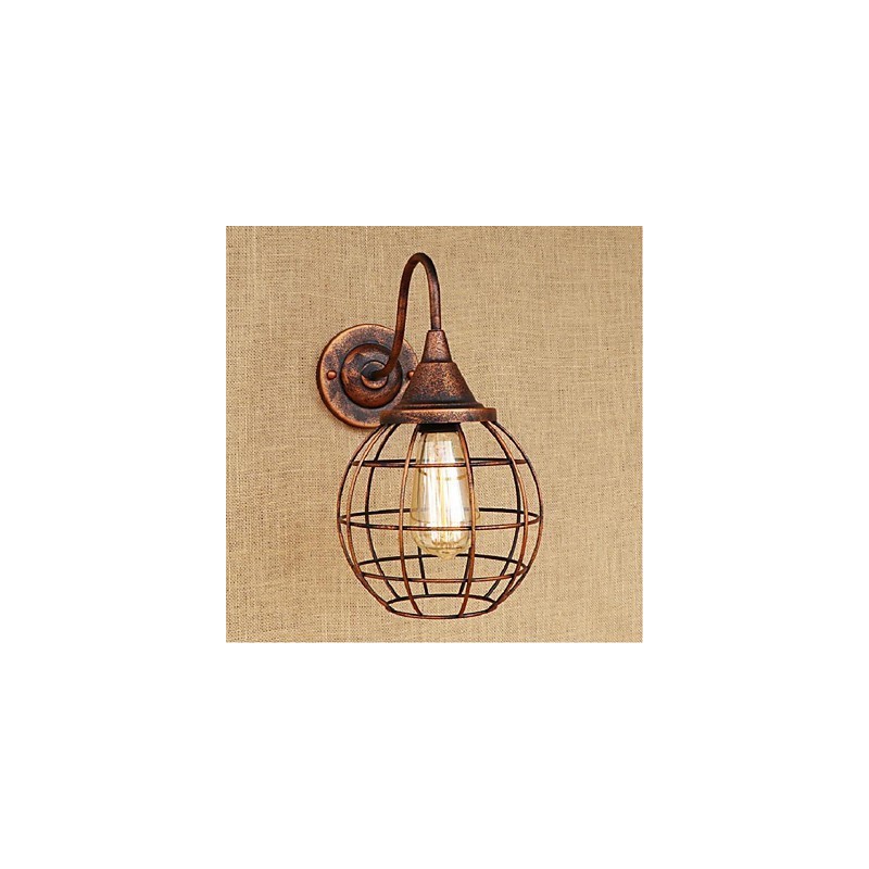 Simple And Retro Creative Personality Rust Color Americká nástenná lampa Wall Sconces Wall Light