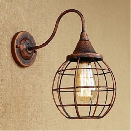 Simple And Retro Creative Personality Rust Color Americká nástenná lampa Wall Sconces Wall Light