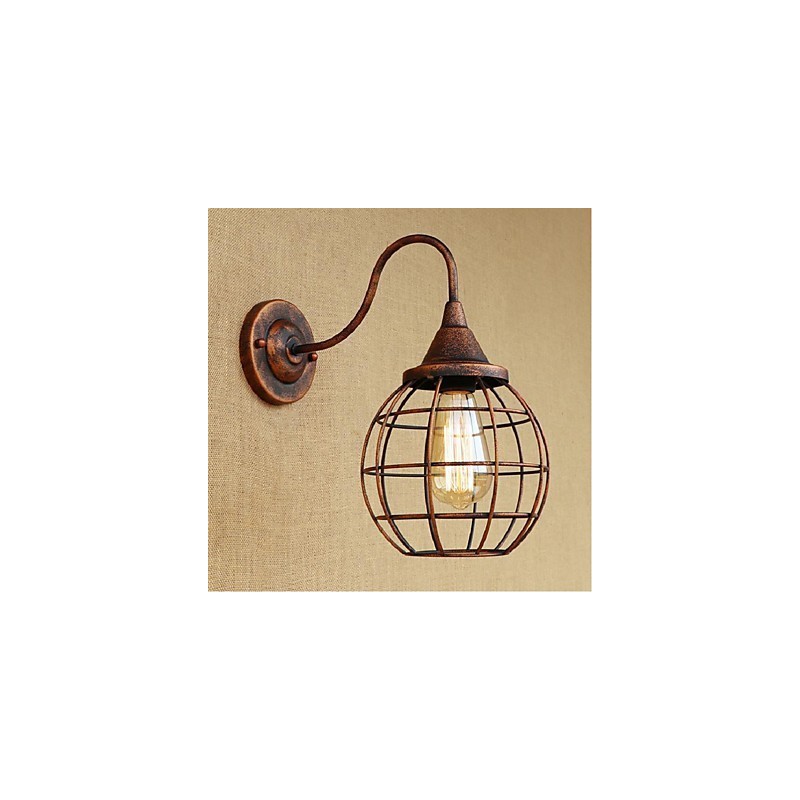 Simple And Retro Creative Personality Rust Color Americká nástenná lampa Wall Sconces Wall Light
