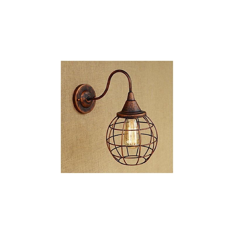 Simple And Retro Creative Personality Rust Color Americká nástenná lampa Wall Sconces Wall Light