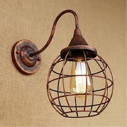 Simple And Retro Creative Personality Rust Color Americká nástenná lampa Wall Sconces Wall Light