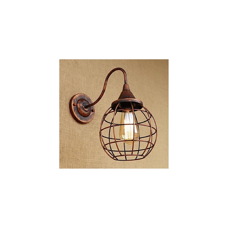 Simple And Retro Creative Personality Rust Color Americká nástenná lampa Wall Sconces Wall Light