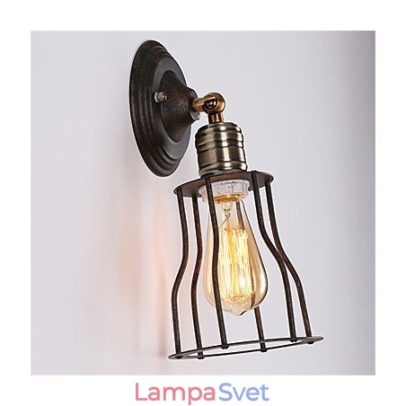 Retro priemyselný štýl Country kovové nástenné svietidlá Reštaurácia Kaviareň Mini nástenné svietniky