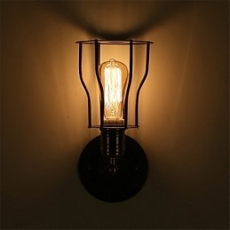 Retro priemyselný štýl Country kovové nástenné svietidlá Reštaurácia Kaviareň Mini nástenné svietniky