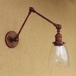 Rustic Lodge Country Retro galvanicky pokovená funkcia pre nastaviteľnú výšku a uhol ochrany očí paží