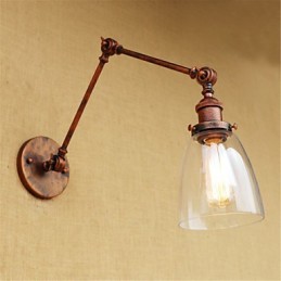 Rustic Lodge Country Retro galvanicky pokovená funkcia pre nastaviteľnú výšku a uhol ochrany očí paží