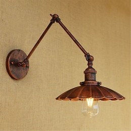 Funkcia retro maľby Rustic Lodge Country pre hojdačku v mini štýle hojdačky s okolitým svetlom