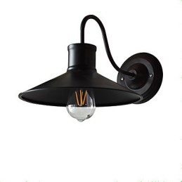 Nástenné svietidlo Nástenné svietniky Nástenné železo Nástenná lampa Dumb Black Lightsaber Lamp On Wall