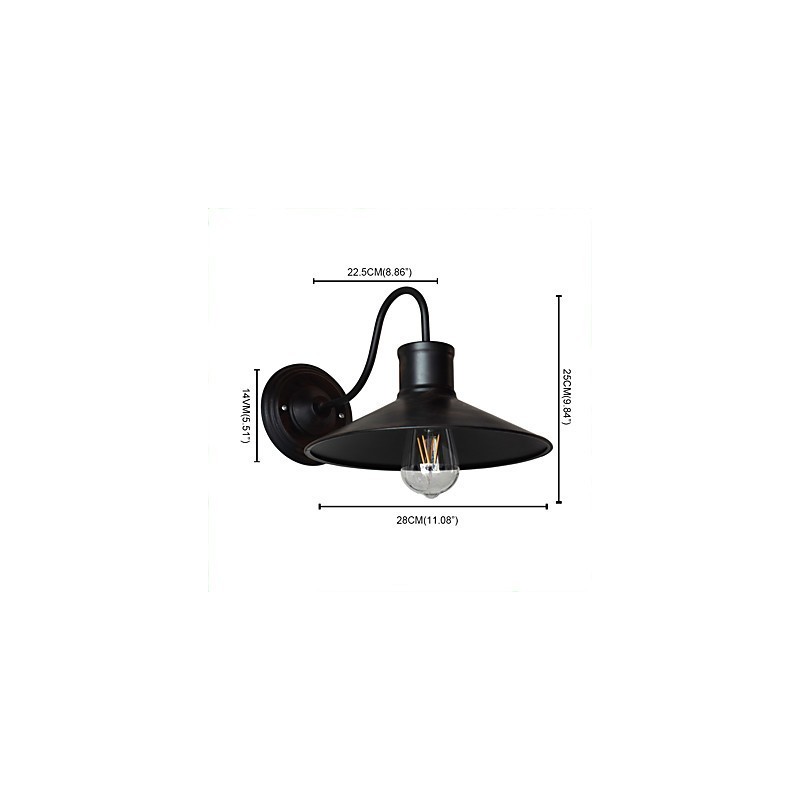 Nástenné svietidlo Nástenné svietniky Nástenné železo Nástenná lampa Dumb Black Lightsaber Lamp On Wall