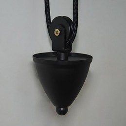 Nástenná lampa v americkom vidieckom štýle retro kreatívna Drevená nástenná lampa s kladkou