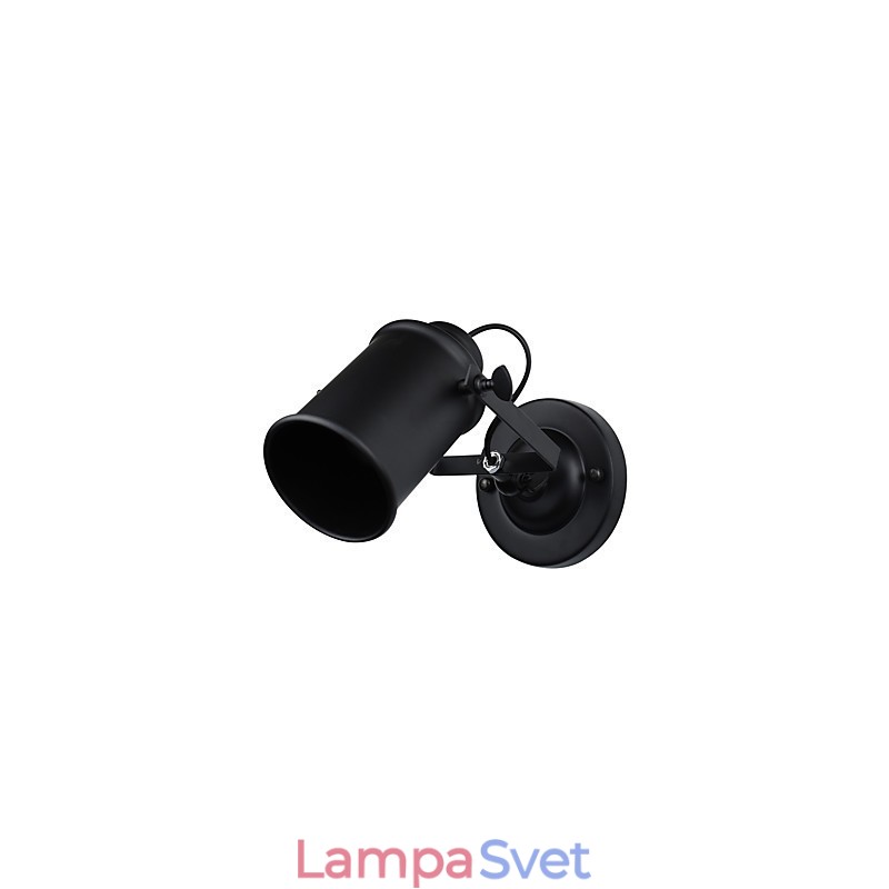 Maľovaná oceľová nástenná lampa Dumb Black Americká káva Dekorácia Retro nástenná lampa so svetelným mečom na stene