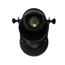 Maľovaná oceľová nástenná lampa Dumb Black Americká káva Dekorácia Retro nástenná lampa so svetelným mečom na stene