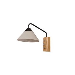 Jednoduchá nástenná lampa Nočná stolová lampa so skleneným tienidlom a masívnym drevom do spálne Komoda do obývačky Detská izba Konferenčný stolík na vysokej škole Knihy