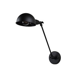 Maľovaná oceľová nástenná lampa Dumb Black Americká káva Dekorácia Retro nástenná lampa Svetelný meč na stene