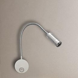 Nástenná lampa nástennej lampy hlavy lôžka hadice je osvetlená svetlom lampy na čítanie