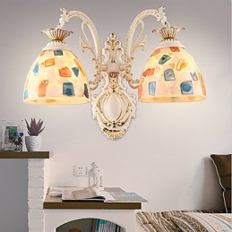 Rustic Lodge Painting Funkcia pre nástenné svietidlo Downlight nástenné svietidlo