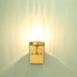 Tradičná klasická vidiecka mosadzná funkcia pre nástenné svietidlo v mini štýle uplight
