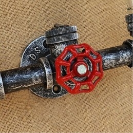 Retro priemyselný spínač vetra Nástenné svietidlo na fľašu s vodou