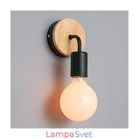 Moderné minimalistické, kreatívne, drevené, železné svietidlo, chodba, balkón, spálňa, posteľ, železná nástenná lampa Moderné minimalistické, kreatívne, drevené, železné svietidlo, chodba, balkón, spálňa, posteľ, železná nástenná lampa