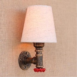 Rustic Lodge Mosadz funkcia pre nástenné svietidlo s okolitým svetlom