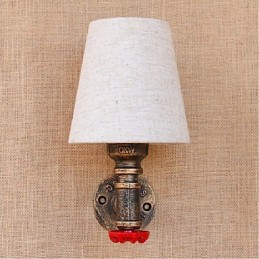 Rustic Lodge Mosadz funkcia pre nástenné svietidlo s okolitým svetlom