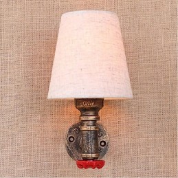 Rustic Lodge Mosadz funkcia pre nástenné svietidlo s okolitým svetlom