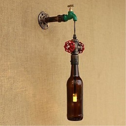 Moderné nové kreatívne nástenné svietidlo na fľašu Wall Light