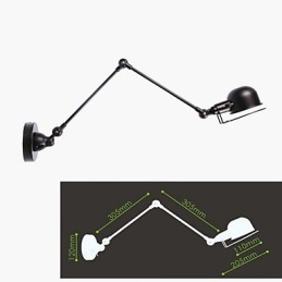 Svetlá s otočným ramenom Modern Contemporary Metal