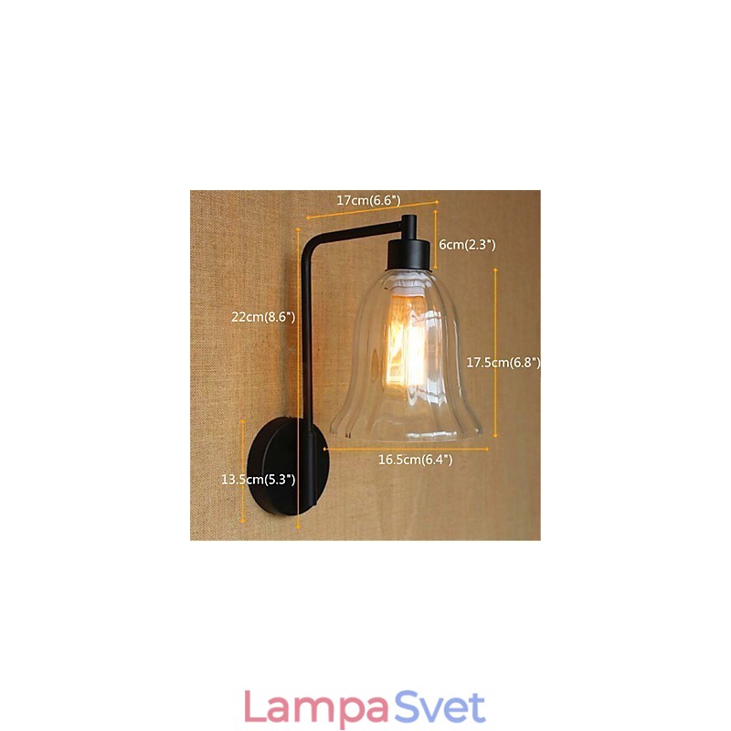 Rustic Lodge Country Black Oxide Povrchová úprava pre okolité svetlo s hojdacím ramenom