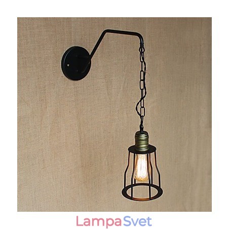 Reštaurácia Kaviareň Reťazové chodby Železná nástenná lampa Reštaurácia Kaviareň Reťazové chodby Železná nástenná lampa