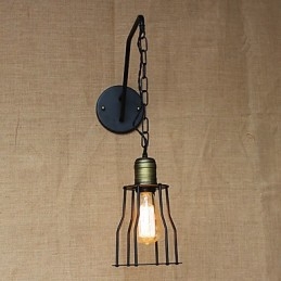 Reštaurácia Kaviareň Reťazové chodby Železná nástenná lampa