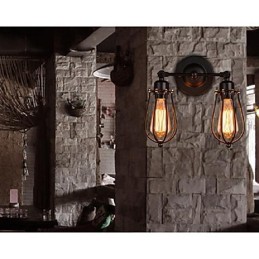 Retro grapefruit American Village Železo Starožitná reštaurácia Chodba Nástenná lampa do uličky Nástenné svetlo