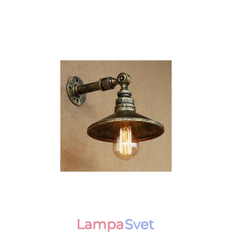 Nástenná lampa Reštauračné barové potrubie Nástenná lampa